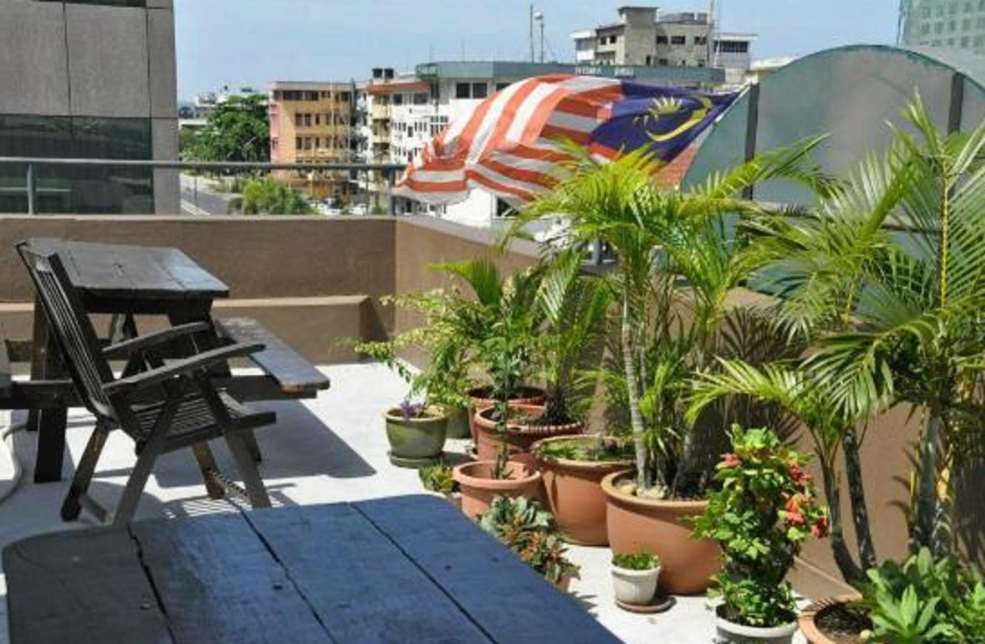 Borneo Backpackers Vandrerhjem Kota Kinabalu Eksteriør bilde